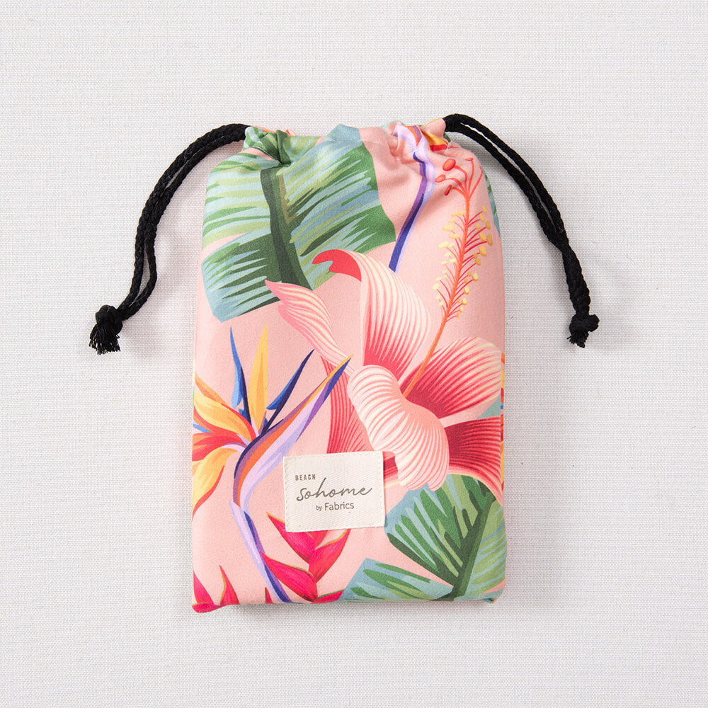 Toalla Playa Microfibra Paraíso Coral