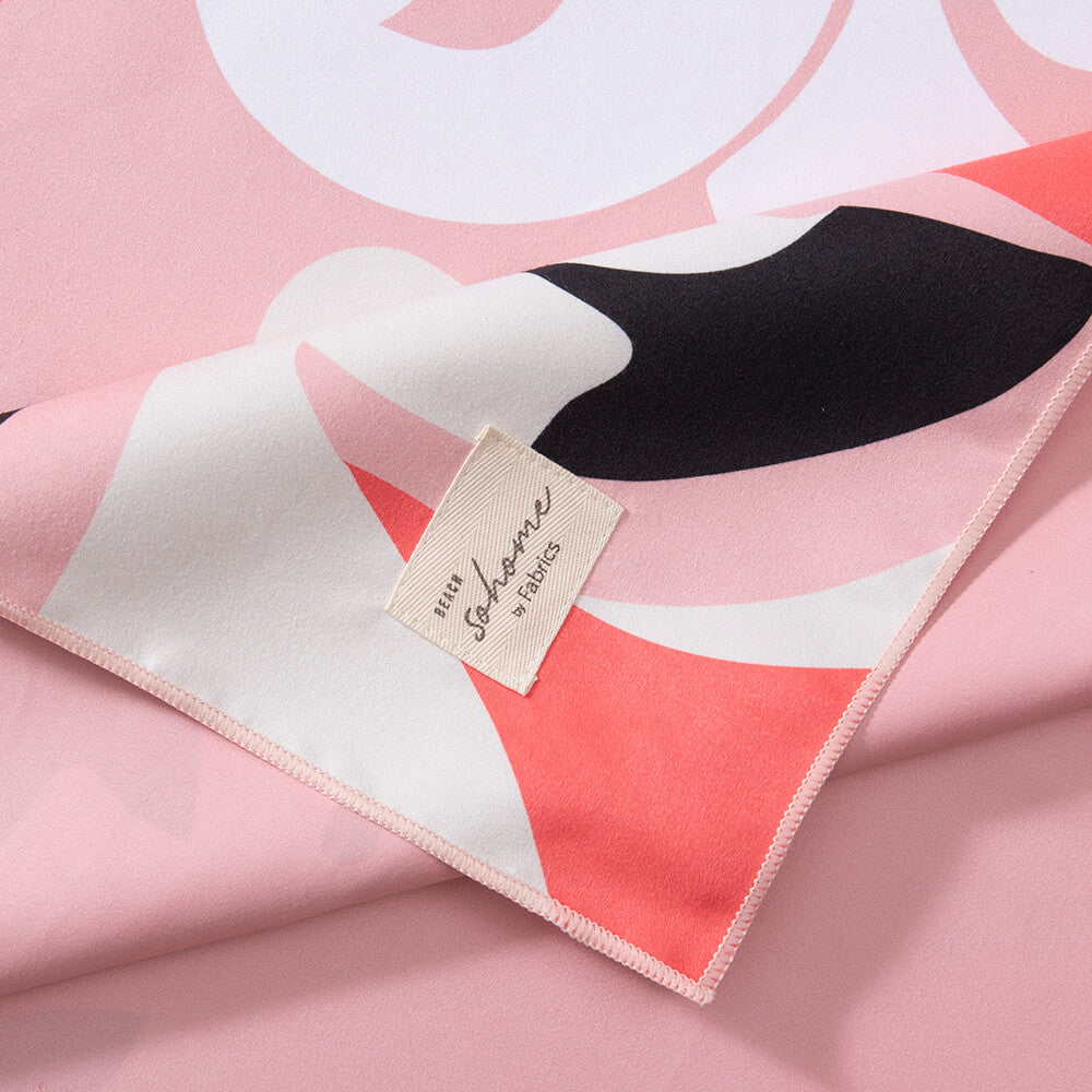 Toalla Playa Microfibra Cool Rojo