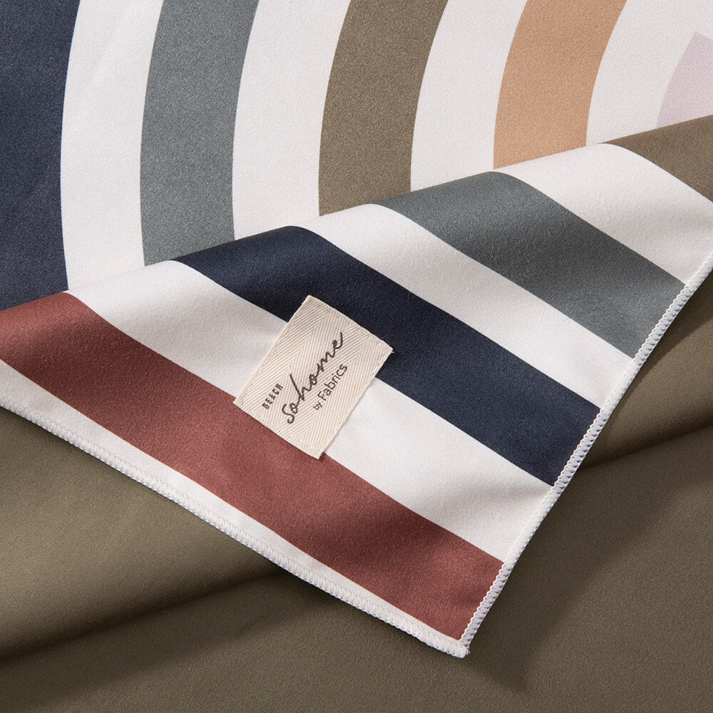 Toalla Playa Microfibra Cerdeña Crudo