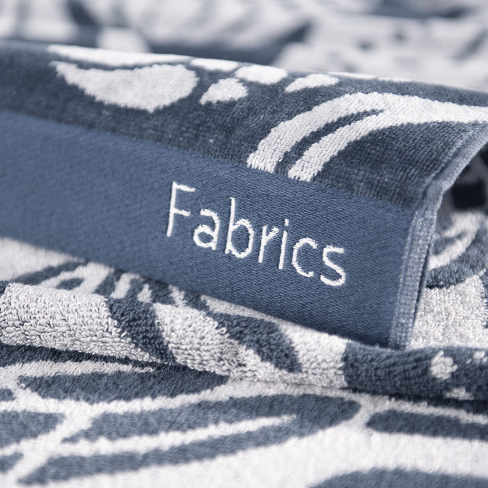 Toalla Playa Jacquard Tropic Azul