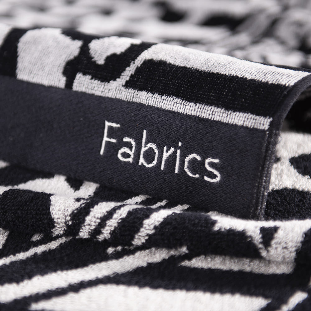 Toalla Playa Jacquard Angra Negro