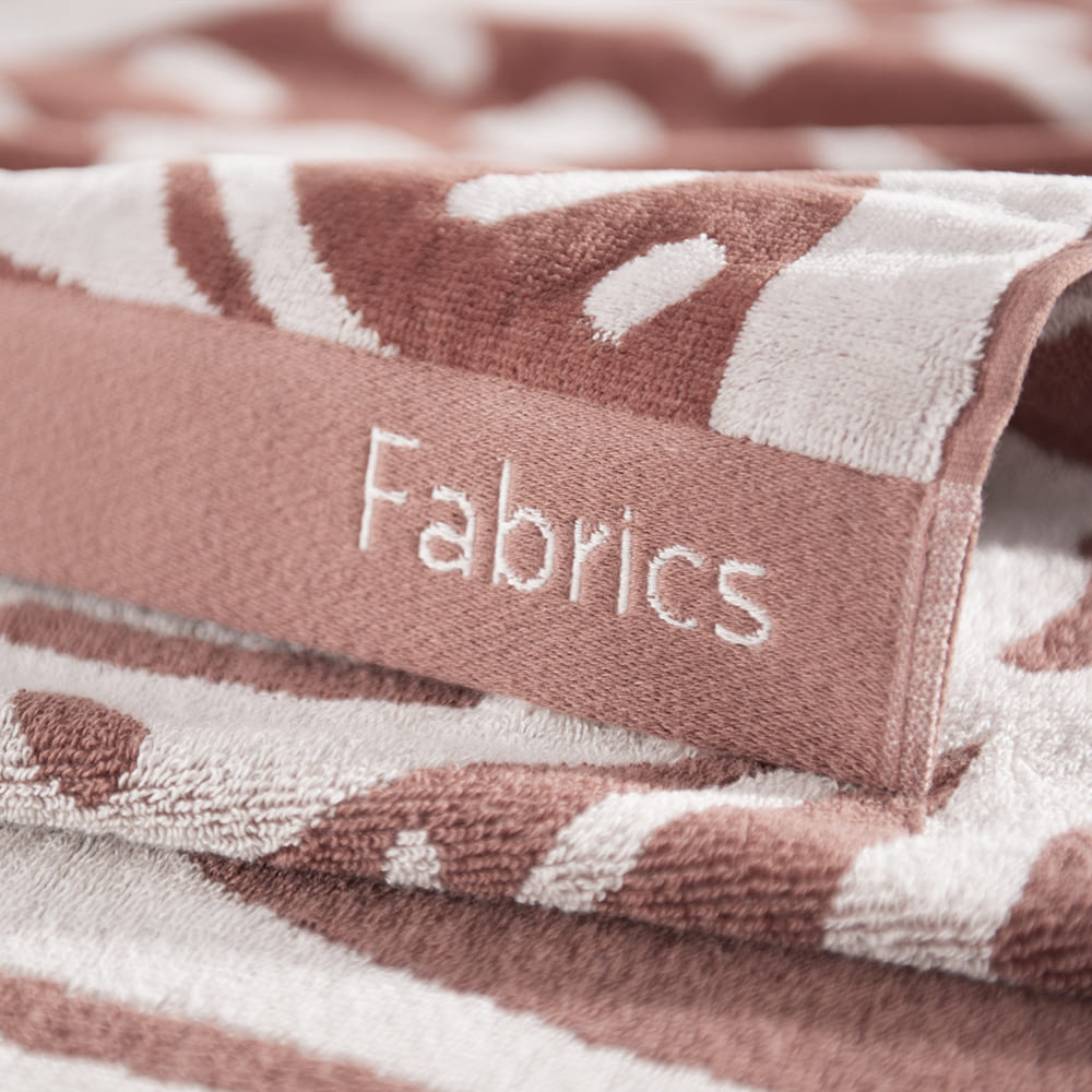 Toalla Playa Jacquard Tucans Terracota