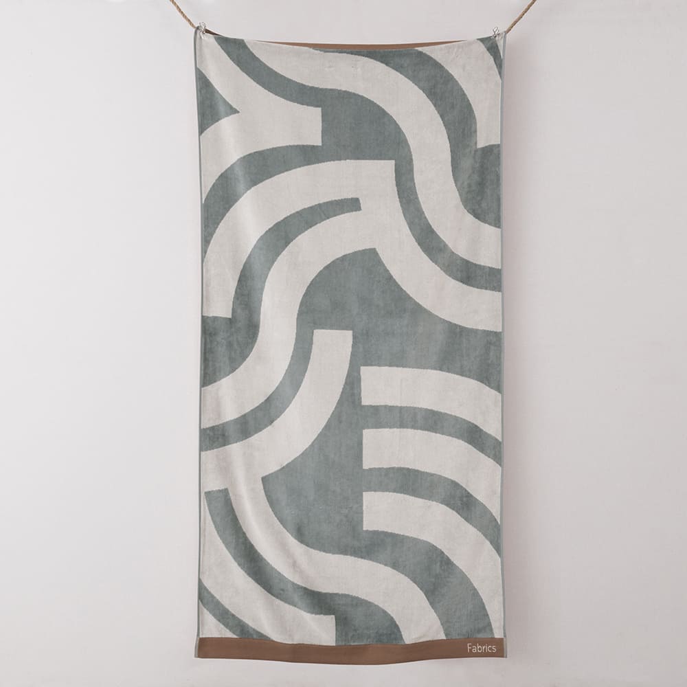 Toalla Playa Jacquard Bonsoir Verde