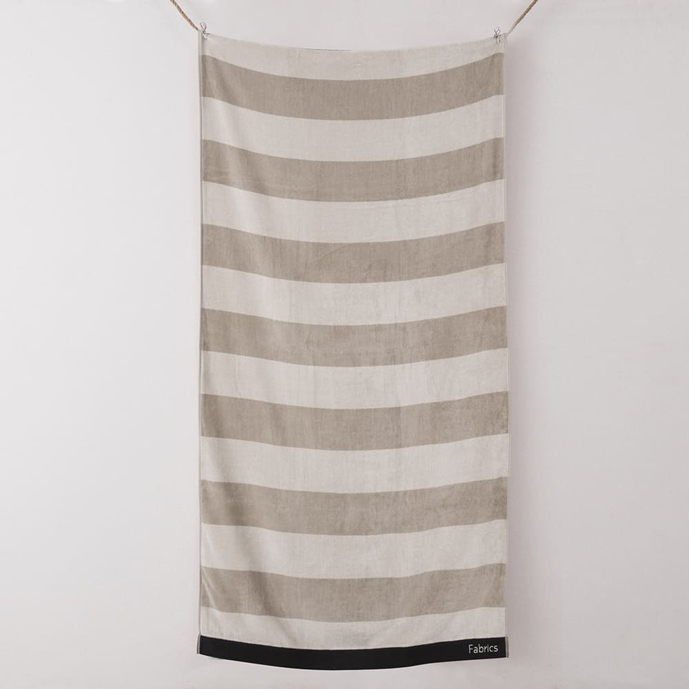 Toalla Playa Jacquard Renzo Beige