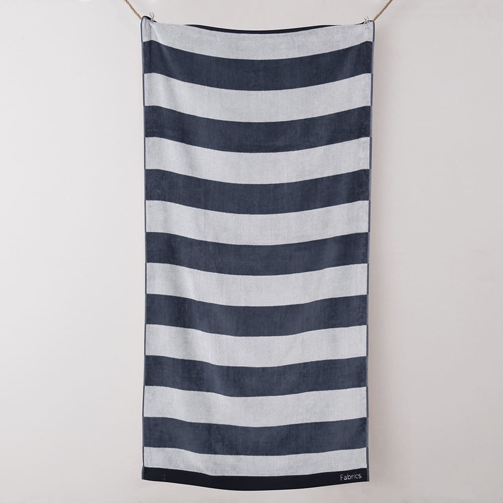 Toalla Playa Jacquard Renzo Azul