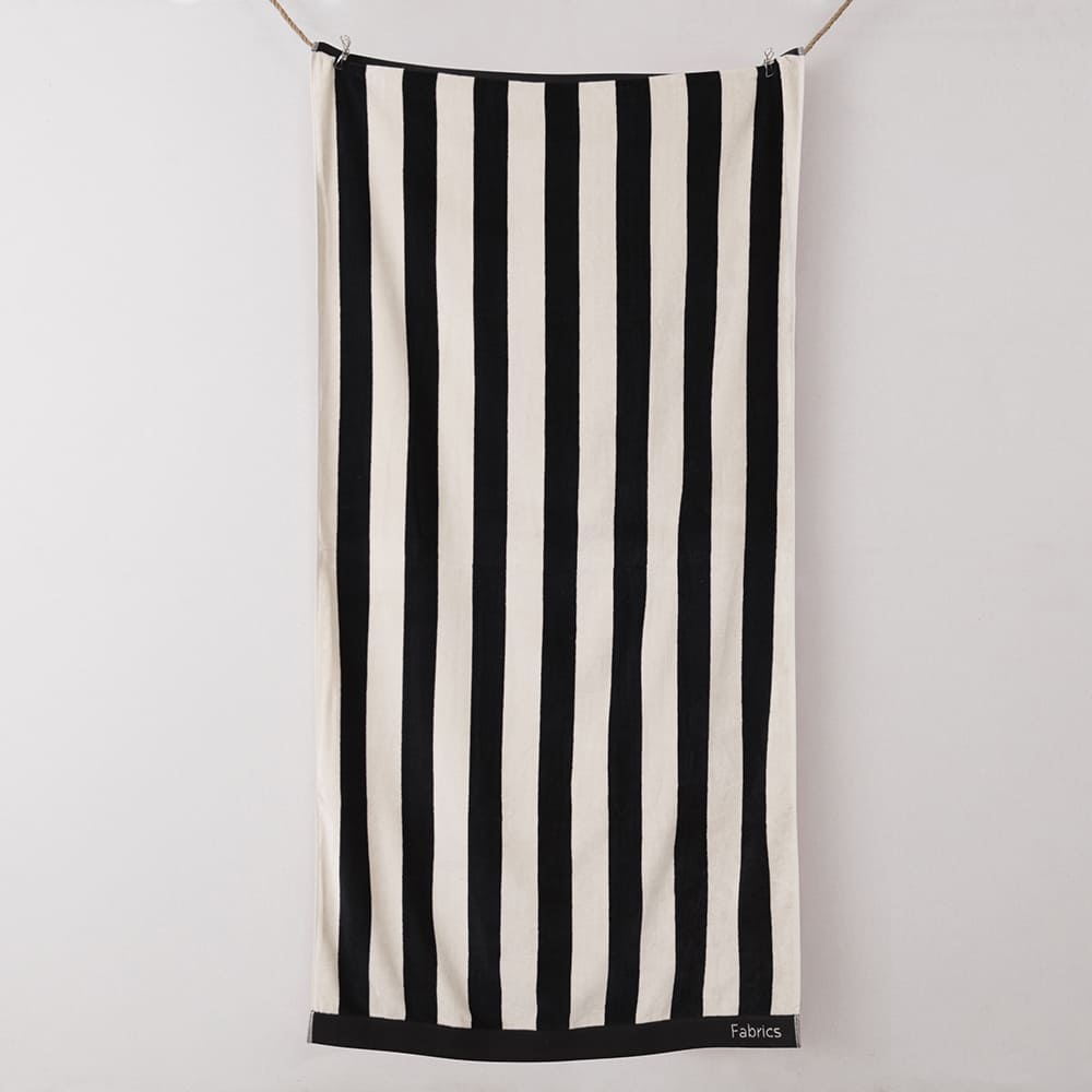 Toalla Playa Jacquard Raya Crudo