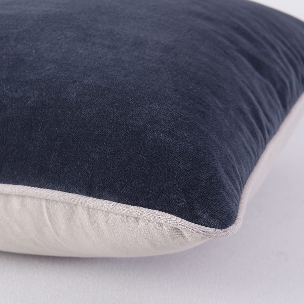 Cojín Velvet 45x45cm Agra Marengo