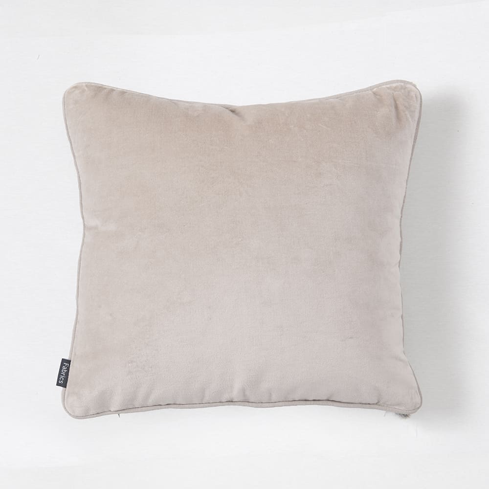 Cojín Velvet 45x45cm Agra Beige