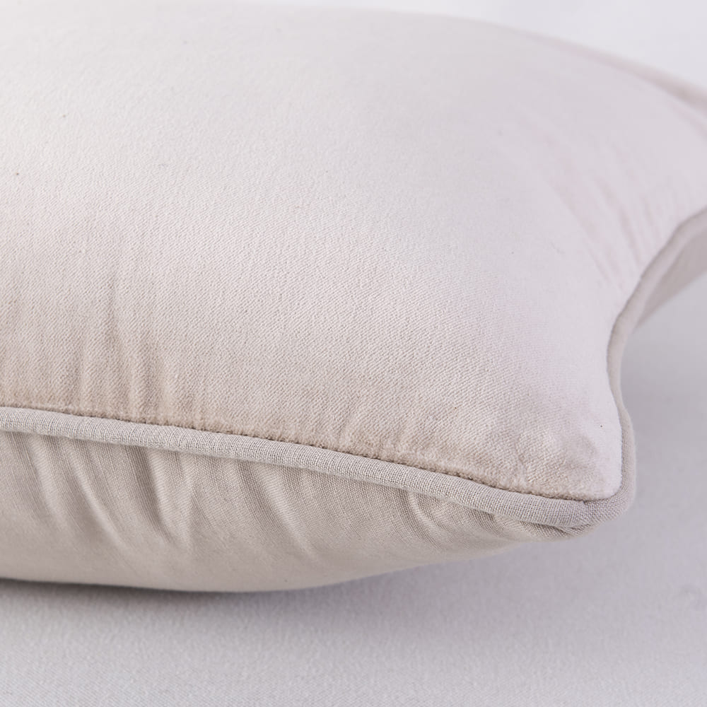 Cojín Velvet 45x45cm Agra Beige