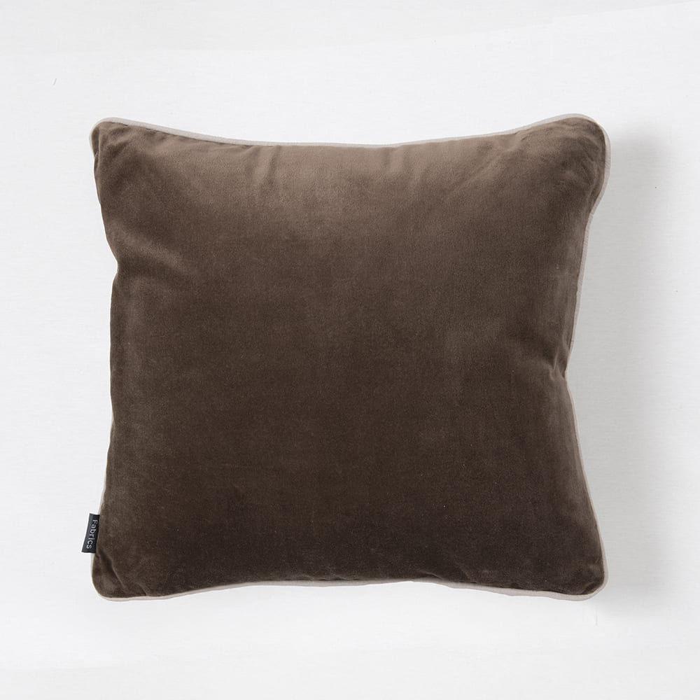 Cojín Velvet 45x45cm Agra Café