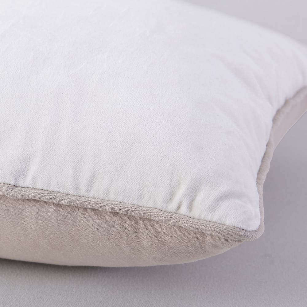 Cojín Velvet 45x45cm Agra Crudo