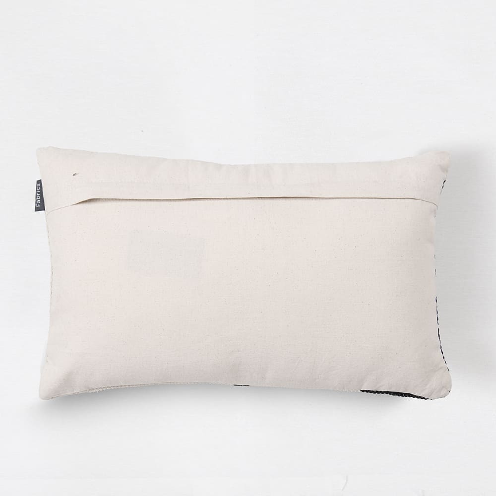 Cojín Tejido 30x50cm Navil Negro