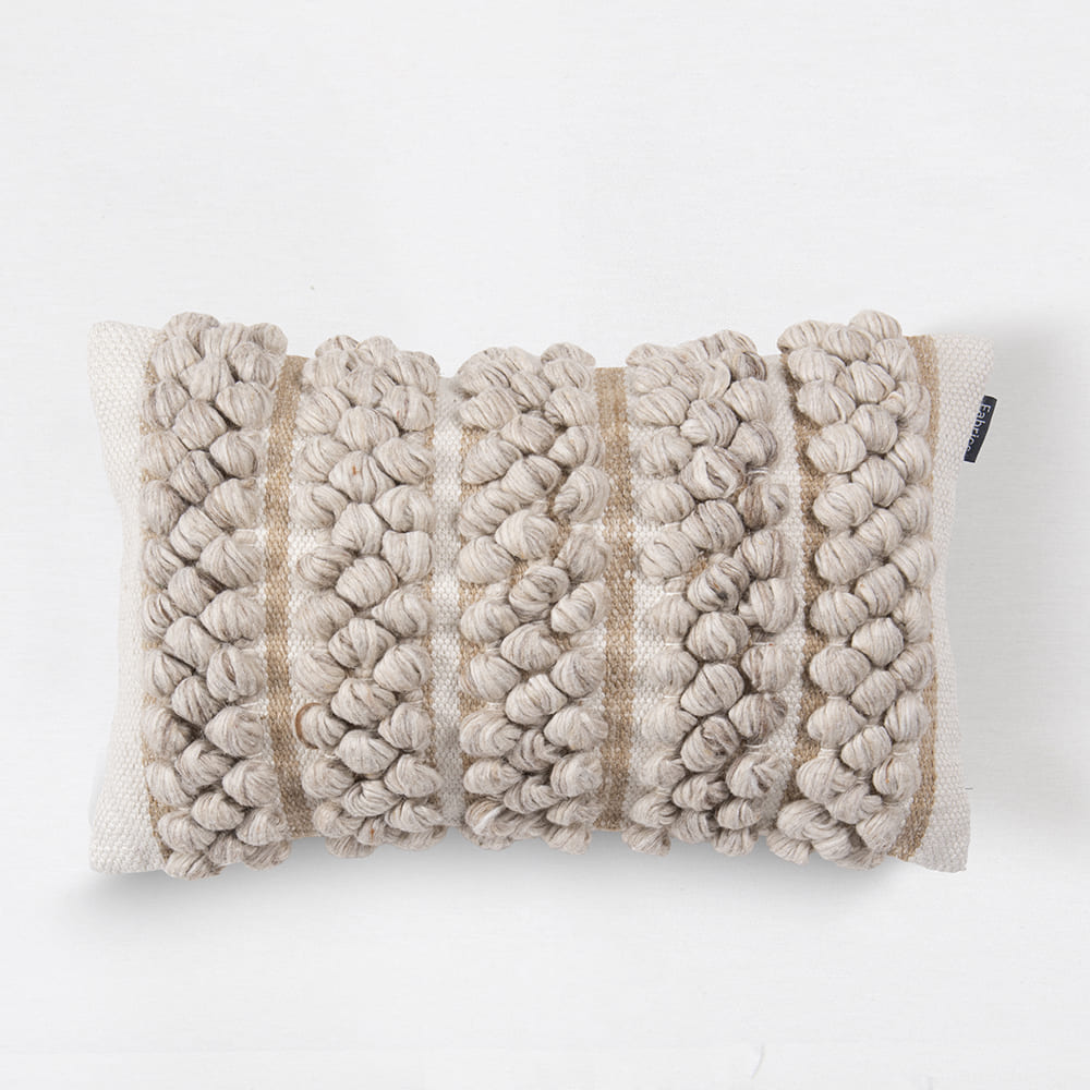 Cojín Tejido 30x50cm Kanu Moka