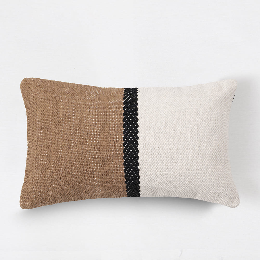Cojín Tejido 30x50cm Inder Camel