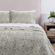 Cubrecama Quilt Estampado Sara 1.5 Plazas Verde