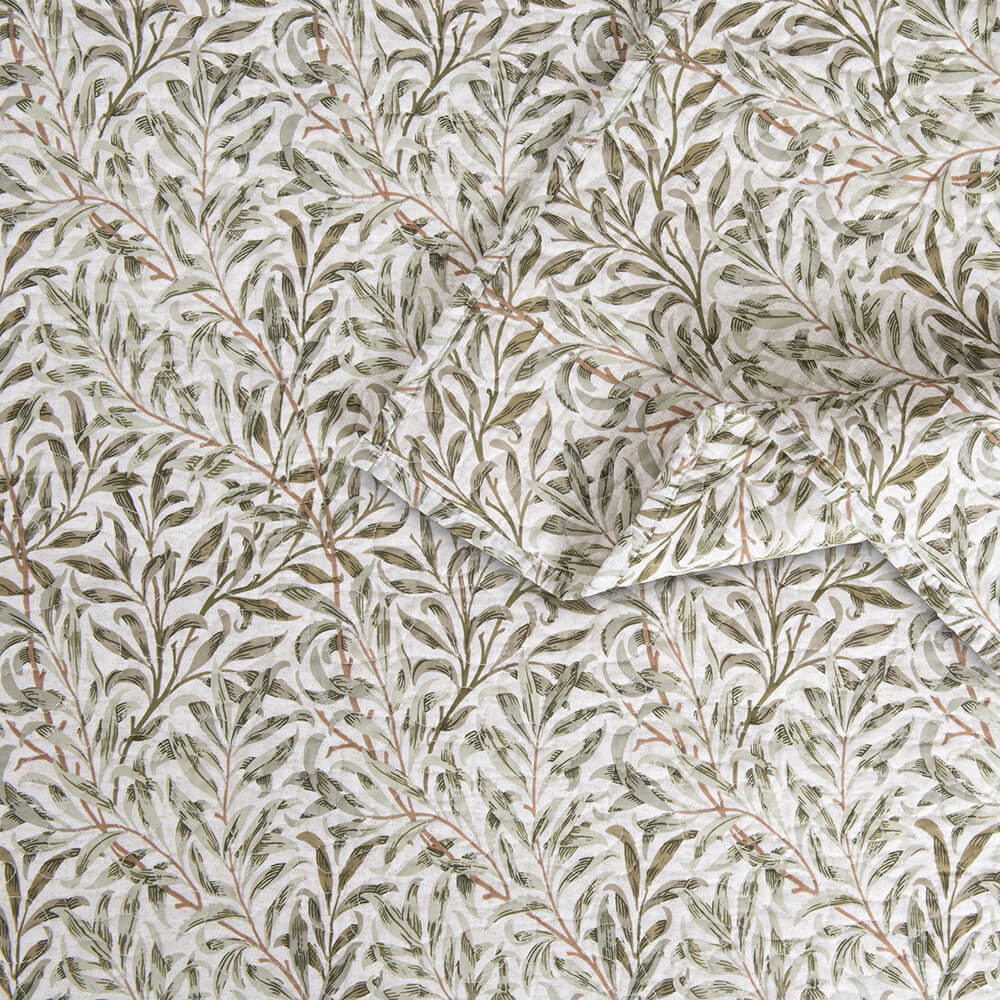 Cubrecama Quilt Estampado King Sara Verde