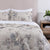 Cubrecama Quilt Estampado 1.5 Plazas Garza Taupe