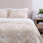 Cubrecama Quilt Estampado 1.5 Plazas Ana Beige