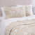 Cubrecama Quilt Estampado 2 Plazas Ana Beige