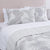 Cubrecama Quilt Estampado Maia 2 Plazas Gris