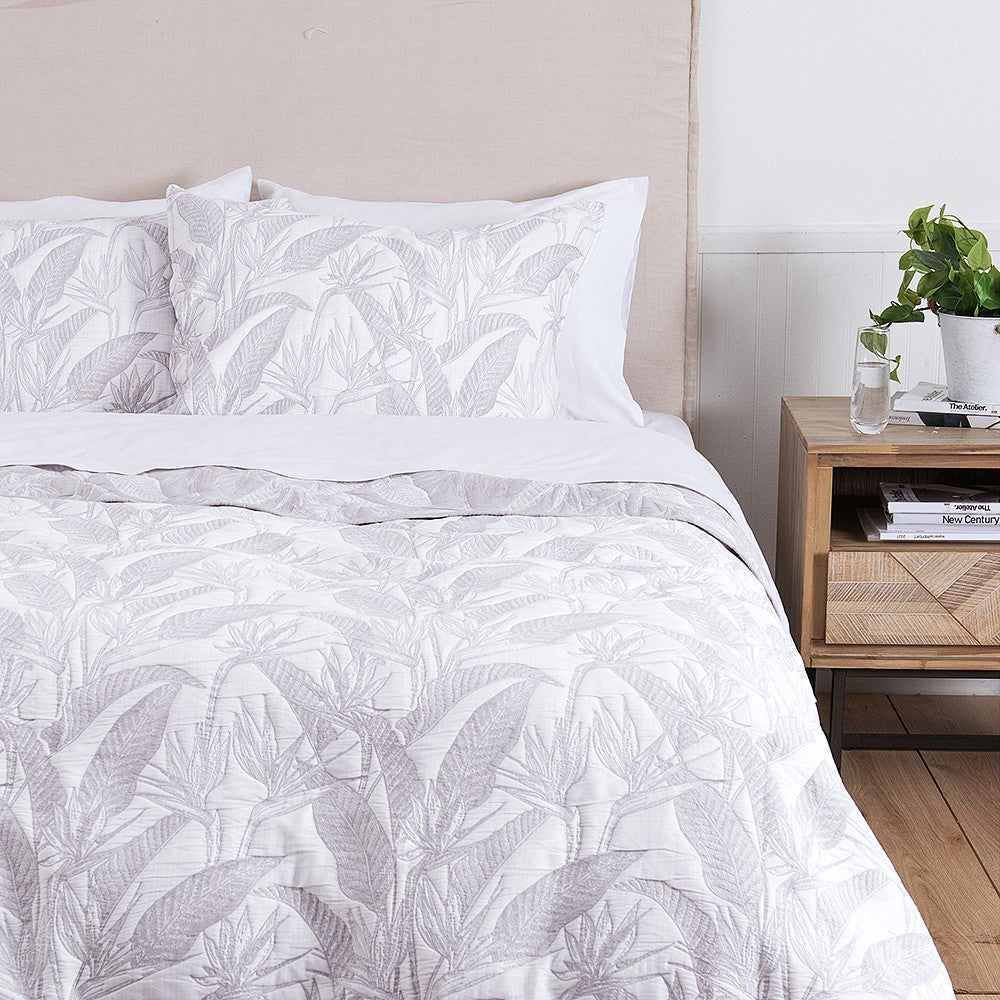 Cubrecama Quilt Jacquard Nino 2 Plazas Perla