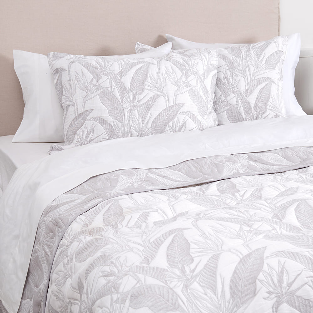 Cubrecama Quilt Jacquard Nino Super King Perla