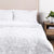 Cubrecama Quilt Jacquard Giardino 2 Plazas Perla