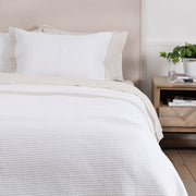 Cubrecama Quilt Borde 1.5 Plazas Beige