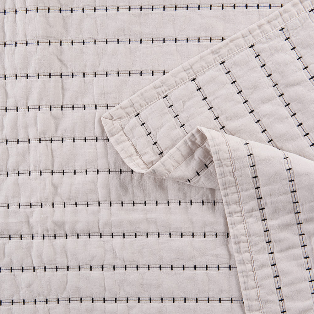 Cubrecama Quilt Lorenzo 2 Plazas Beige