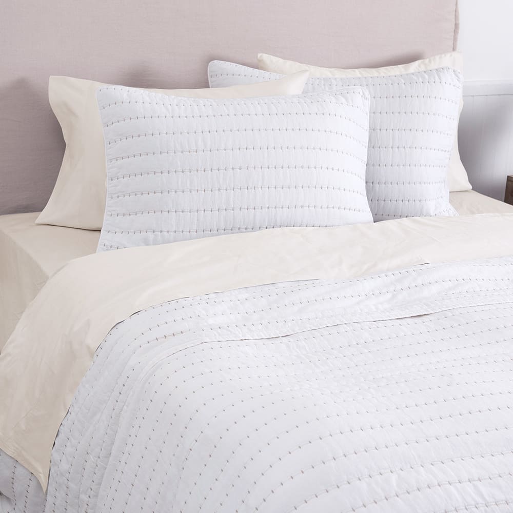 Cubrecama Quilt Lorenzo 1.5 Plazas Blanco