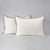 Set 2 Fundas Almohadas Borde 50x70cm Gris