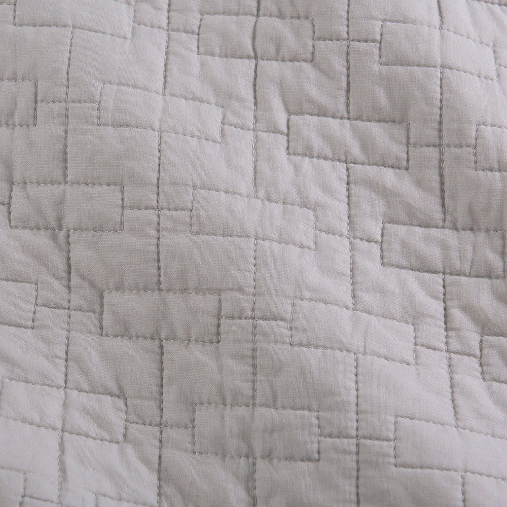 Set 2 Fundas Almohadas Mateo 50x70cm Gris