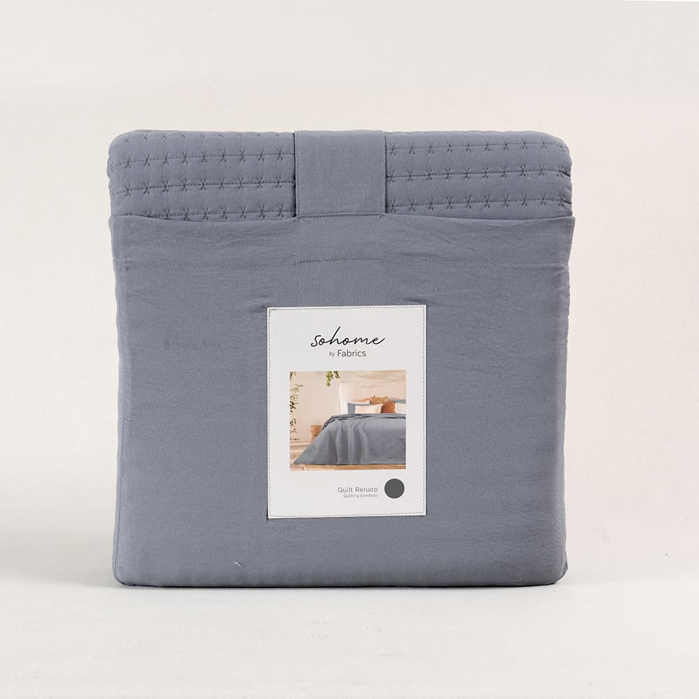 Cubrecama Quilt Renato 2 Plazas Marengo