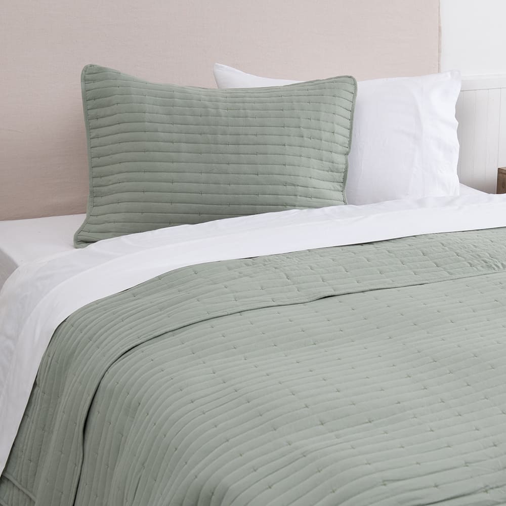 Cubrecama Quilt Renato 1.5 Plazas Verde
