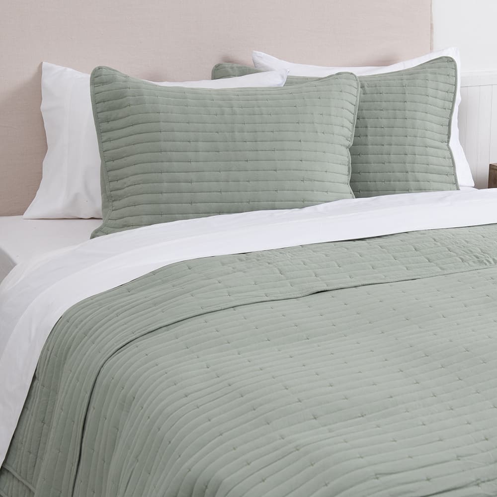 Cubrecama Quilt Renato King Verde
