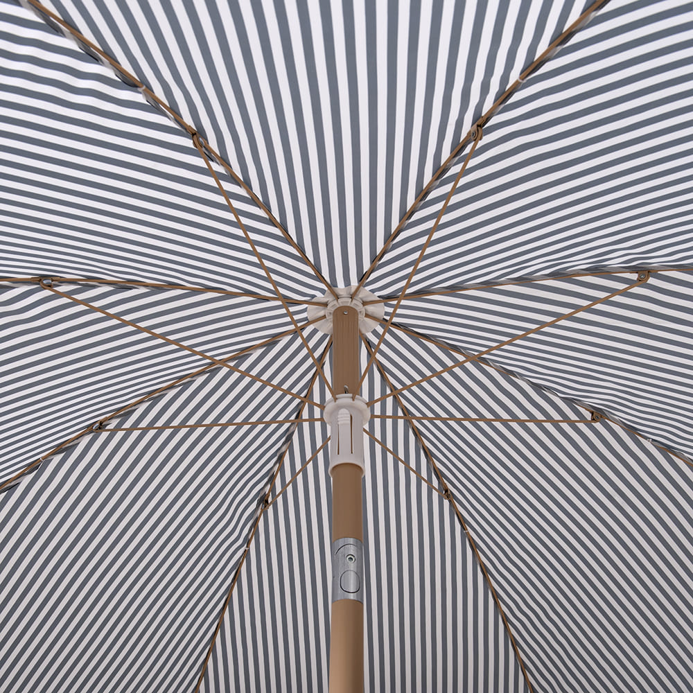 Quitasol Marbella Azul Rayas 167cm