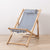 Silla Playa Plegable Menorca Azul Rayas