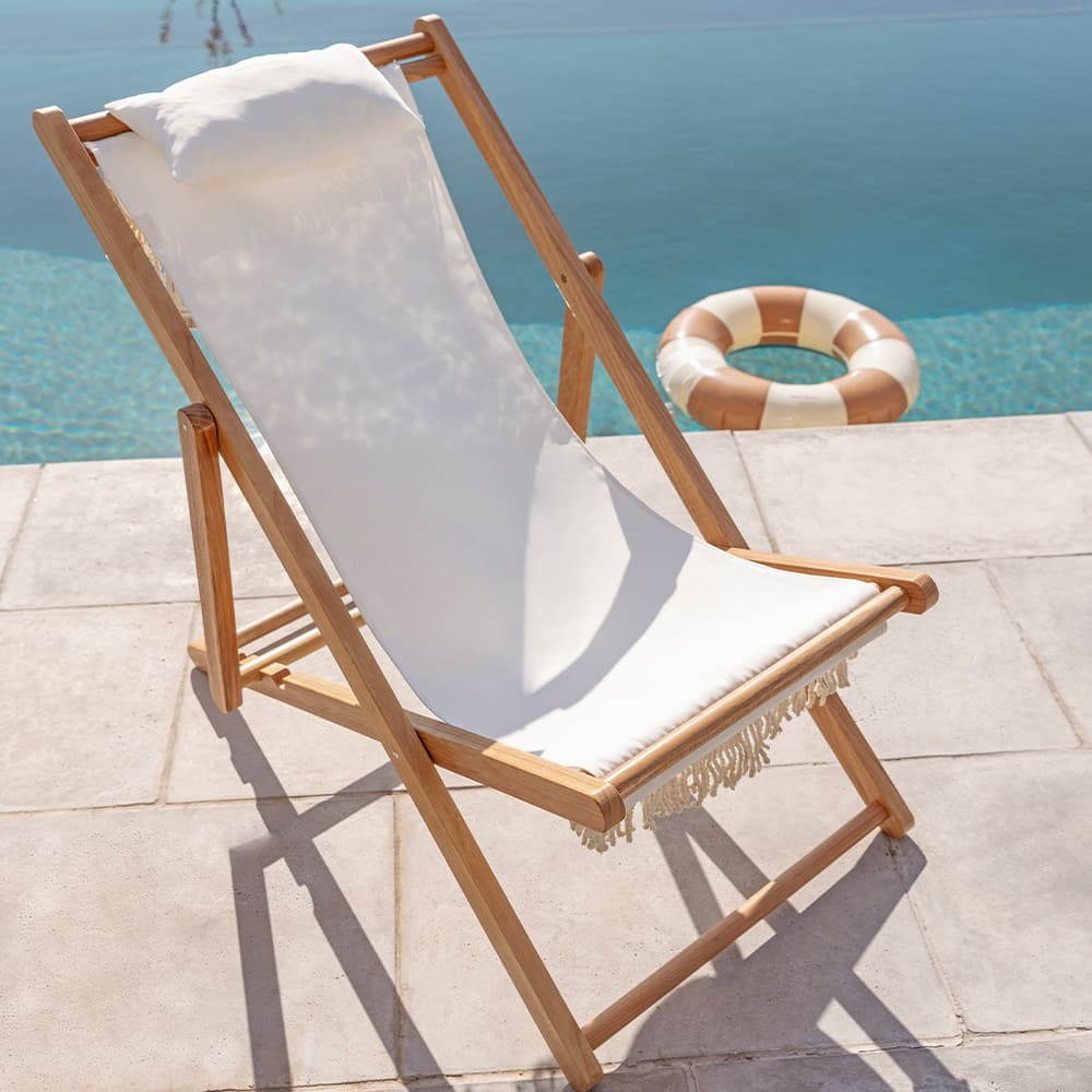 Silla Playa Plegable Menorca Crudo