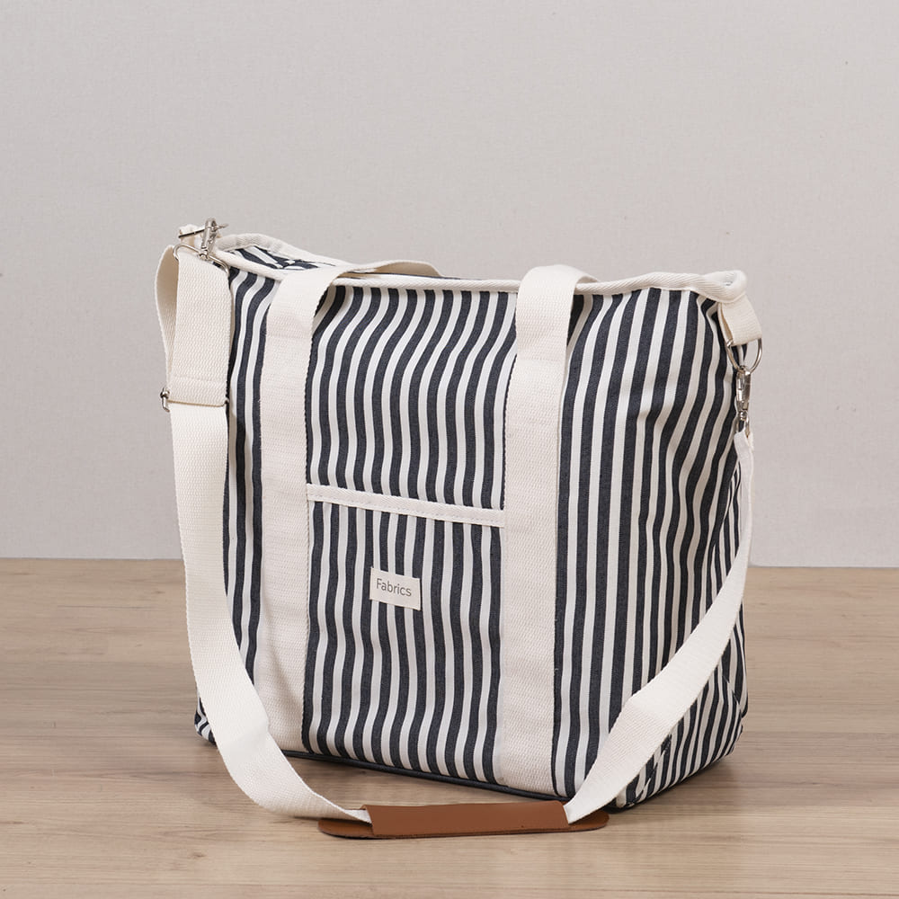 Bolso Cooler Azul Rayas 18 Litros