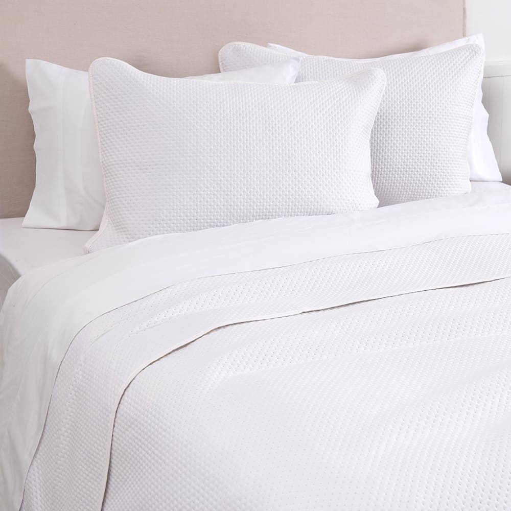 Cubrecama Quilt Pinsonic 2 Plazas Blanco