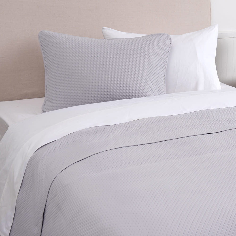Cubrecama Quilt Pinsonic 1.5 Plazas Perla