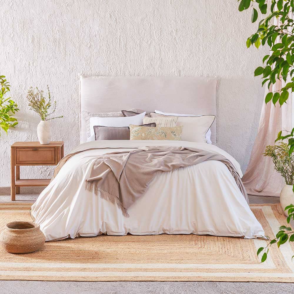 Funda Plumón Frame 2 Plazas Beige