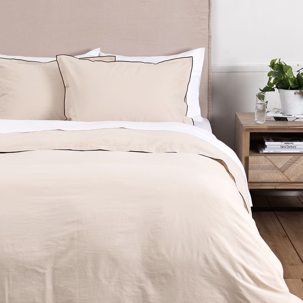 Funda Plumón Frame King Beige