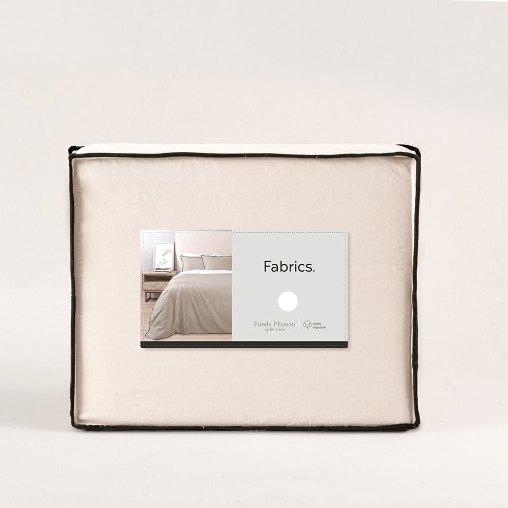 Funda Plumón Frame King Beige