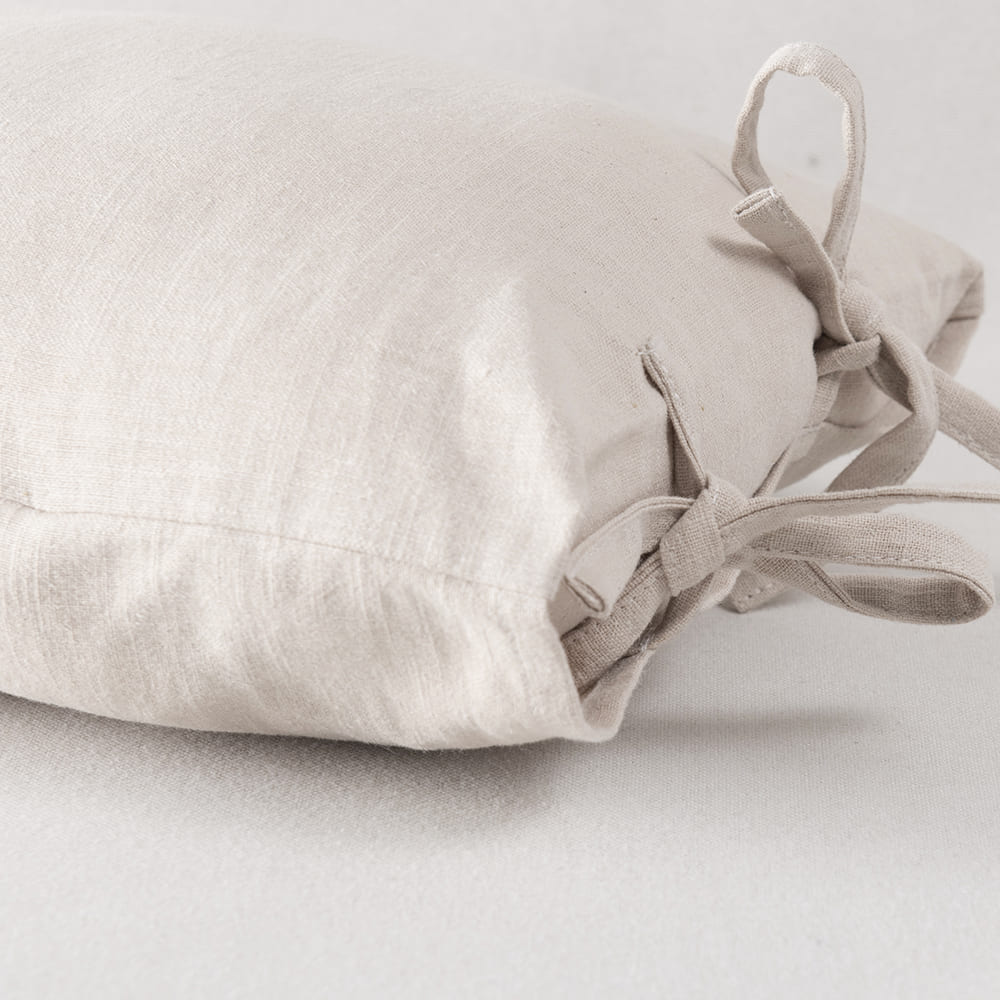 Cojín Lino Amarras Emma Beige