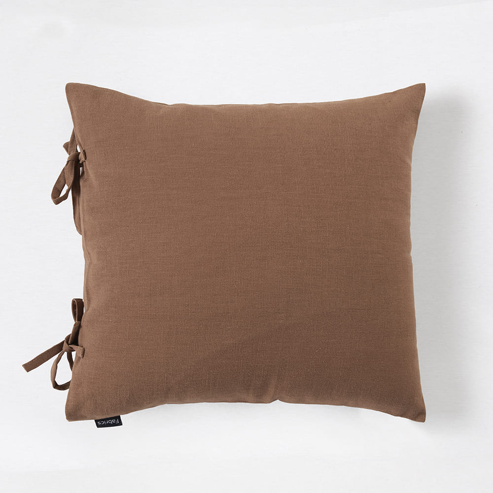 Cojín Lino Melina Caramelo