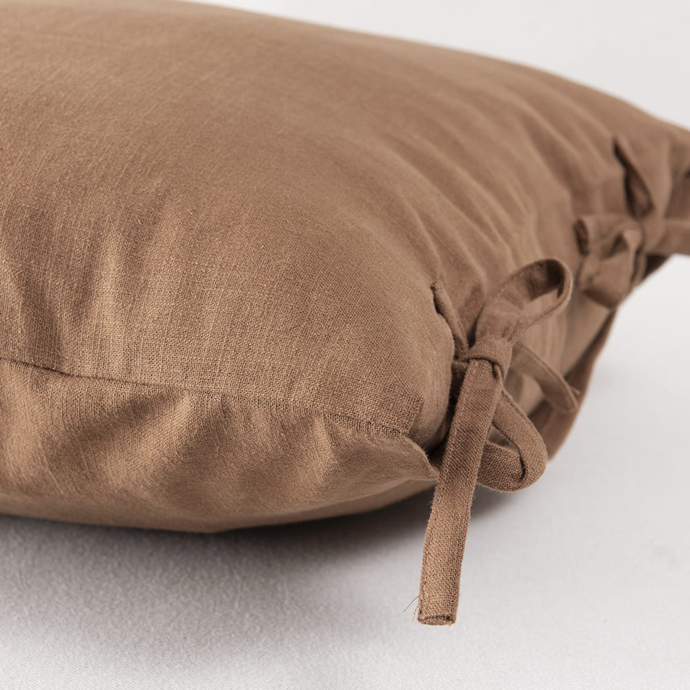 Cojín Lino Melina Caramelo