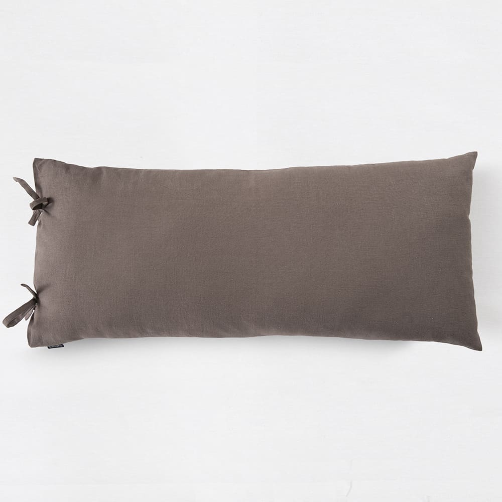 Cojín Lino Melina Chocolate