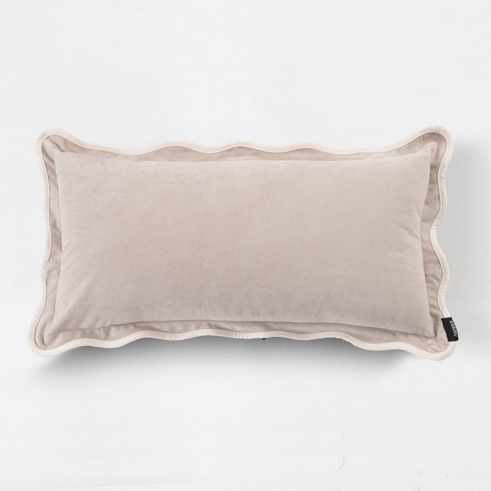 Cojín Scallop Velvet Café