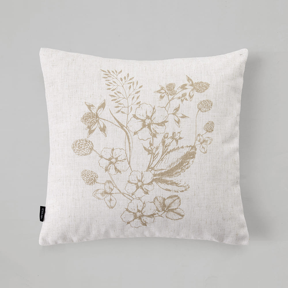 Cojín Estampado Prado 45x45cm Camel